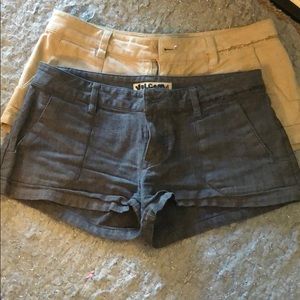 Volcom women’s shorts. Multiple colors. Size 3